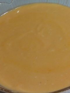 Una foto de Crema de nabos y calabaza