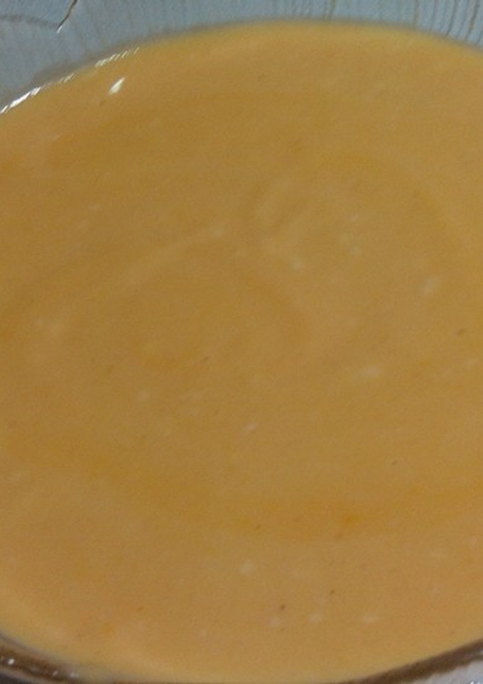 Una foto de Crema de nabos y calabaza