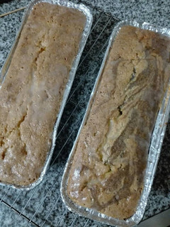 Una foto de Budín marmolado de mandarinas