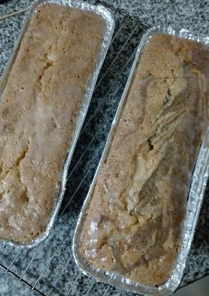 Una foto de Budín marmolado de mandarinas