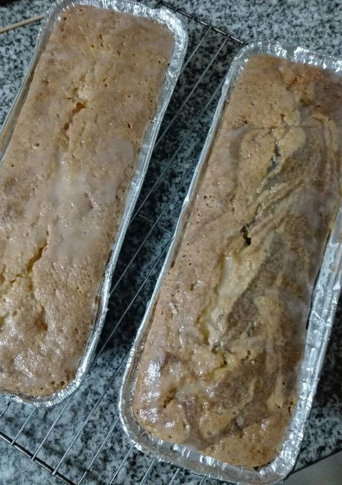 Una foto de Budín marmolado de mandarinas