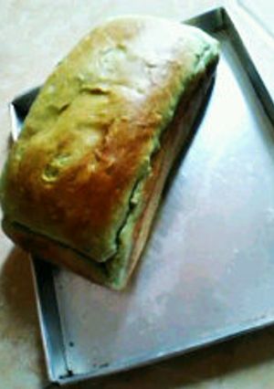 Foto resep Roti tawar green tea#beraniBaking