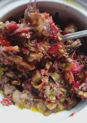 Foto resep Sambel honje(kecombrang)cumi asin