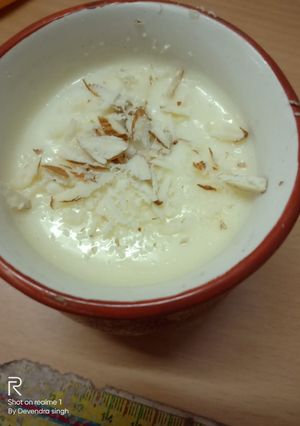 A picture of Rabdi mataka kulfi.