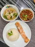 ข้าวมันปลาแซลมอน