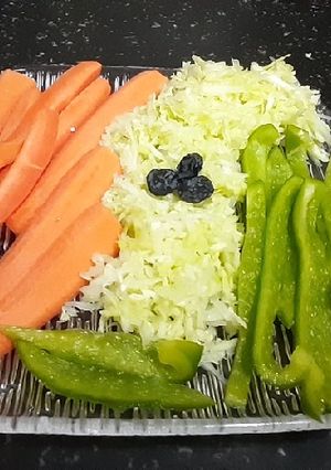 A picture of Tricolour Vegetable Salad.