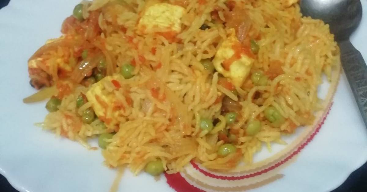 Peas & Tomato Biryani Recipe by Aruna Thapar Cookpad
