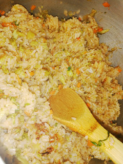 Una foto de Arroz con brócoli #vegetal