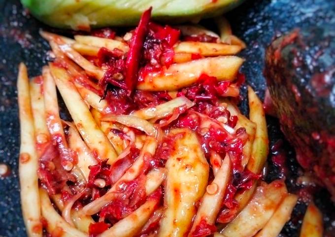 Resep Sambal Mangga Muda Oleh Fey Pawonmungil Cookpad