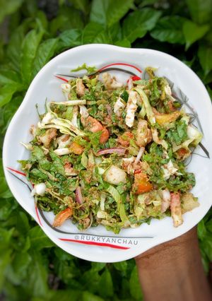 A picture of Local lettuce salad🥗.