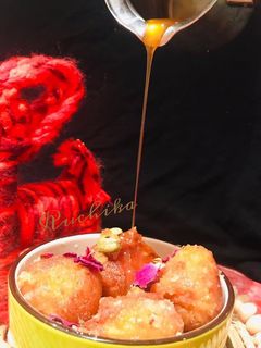 A picture of Sweet potatoes Gulab Jamun.