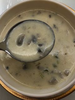 صورة لوصفة شوربة الفطر