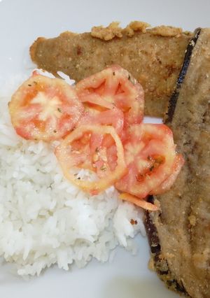 Una foto de Milanesas de berenjena