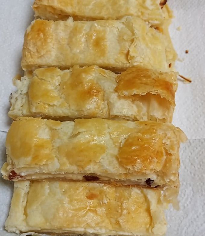 Túrós mascarponés rétes leveles tésztából recept fotója