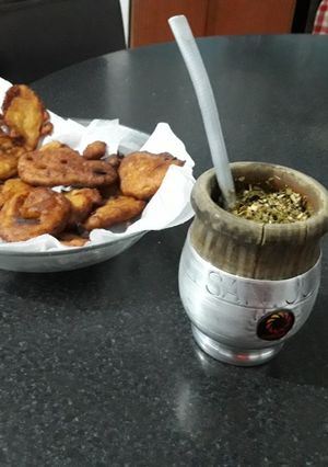 Una foto de Buñuelos de cuarentena!