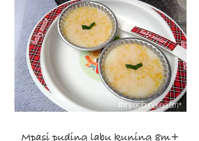 Mpasi puding labu kuning 8m+