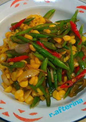 Foto resep Cah jagung buncis