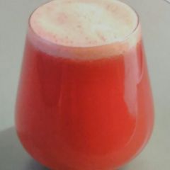 A picture of Chilled sweet watermelon juice.