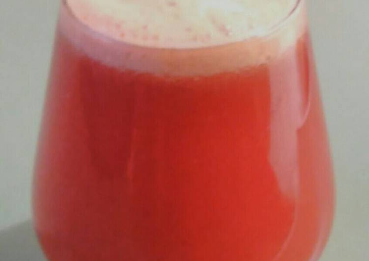 Chilled sweet watermelon juice