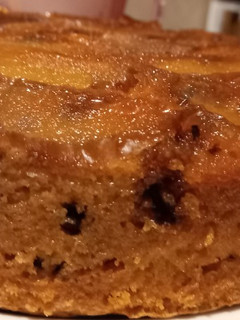 Una foto de Torta invertida de manzana 🍎