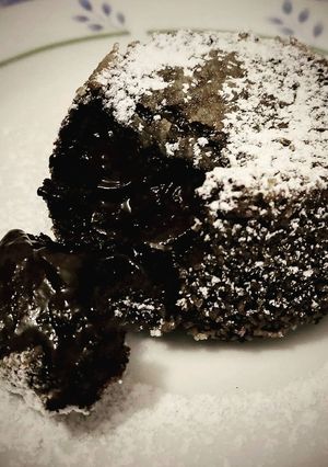 Foto di Tortino al cacao con cuore morbido