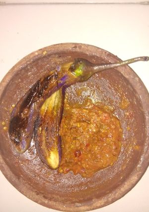 Foto resep Sambel terong bakar