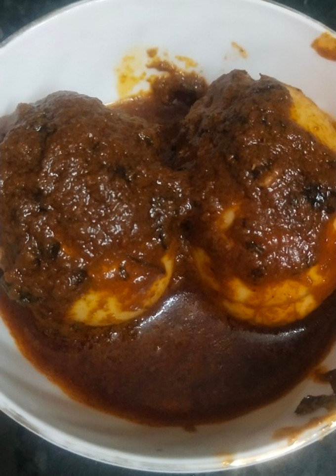 காரசாரமான 10 நிமிட முட்டை மசாலா(egg masala recipe in tamil) செய்முறை முக்கிய புகைப்படம்