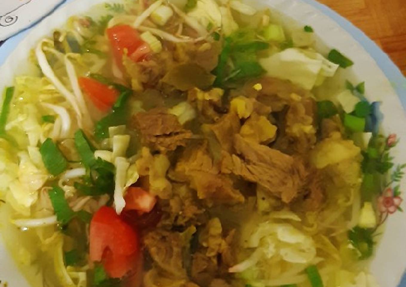 Soto Daging kuah bening