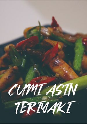 Foto resep Cumi Asin Teriyaki