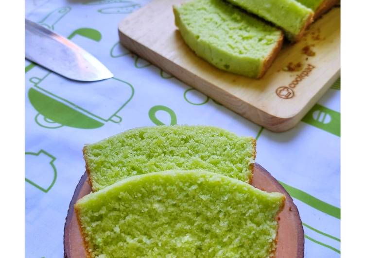 Resep Pandan Pound Cake (Happycall) Anti Gagal