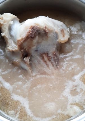 Foto resep Kuah bakso kaldu tulang sapi