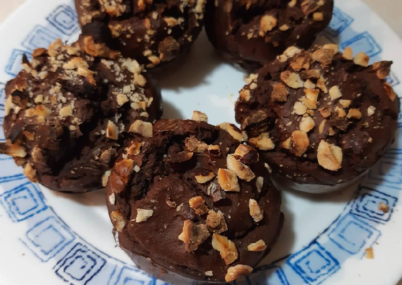Muffins choco-boniato Fit