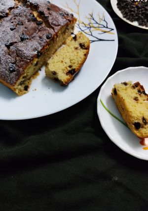 ভ্যানিলা চকো চিপস কেক(vanilla chocochips cake recipe in Bengali) রেসিপির প্রধান ছবি