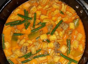 Foto resep 21. Sayur labu kuning,tetelan sapi dan tahu