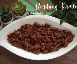 Resep Mudah Rendang Daging Kambing Mantul Banget