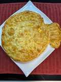 Empanada de merluza con gambas