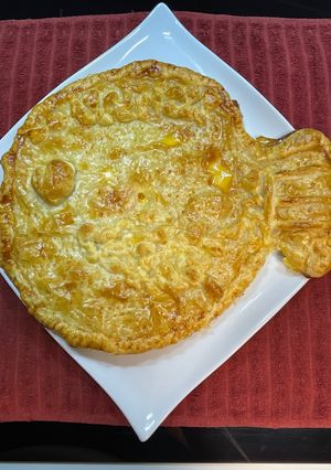 Una foto de Empanada de merluza con gambas