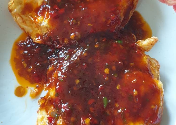 Telur Ceplok Pedas Manis 10 menit