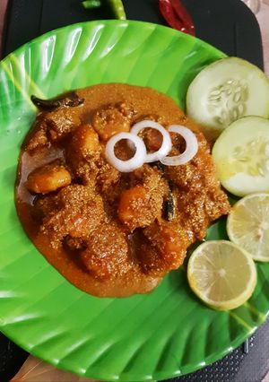 সর্ষে পোস্ত দিয়ে চিংড়ি(sorshe posto diye chingri recipe in Bengali) রেসিপির প্রধান ছবি