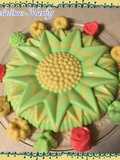 Gelatina de tres leches con Pistacho y vainilla