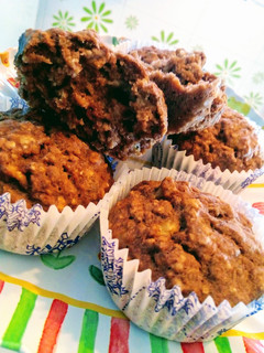 Zabpelyhes - banános muffin recept fotója