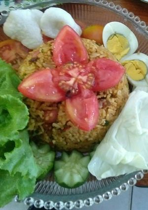 Foto resep Nasi goreng sosis mercon