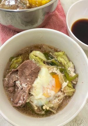 A picture of Nabe (Japanese hot pot).