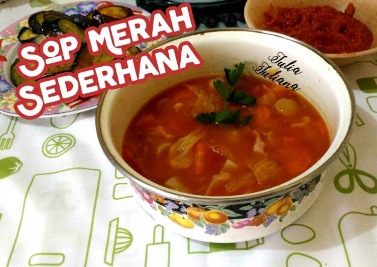 345. 🌺 SOP MERAH SEDERHANA 🍅
