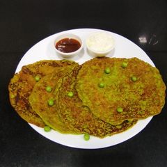 A picture of Matar Moong Dal Chilla Recipe.