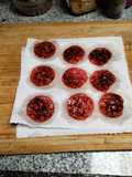 Salame tostado en el microondas