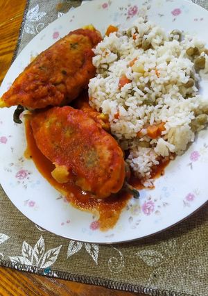 Una foto de Jalapeños rellenos chidos