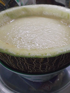 Una foto de Gazpacho de melón