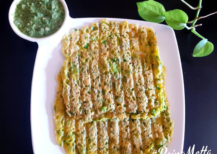 Recipe of Homemade Green Peas Chilla