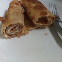 Chapati and egg wraps A picture of Chapati and egg wraps.
